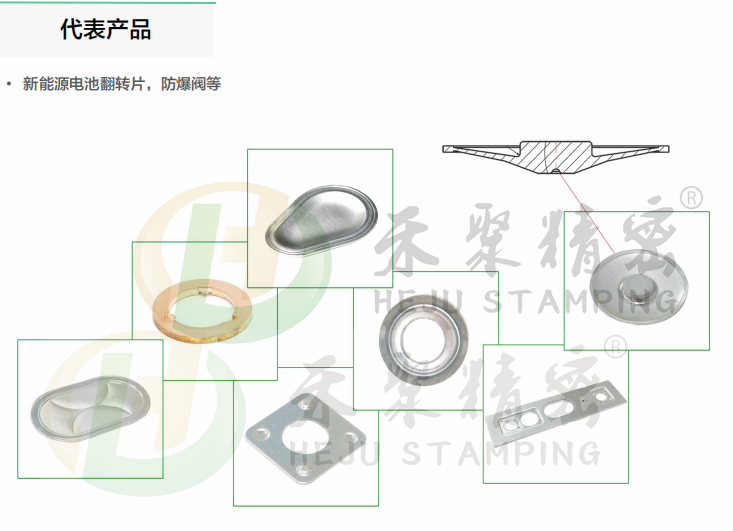 冷锻电池防爆片